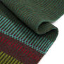 Red and green wool scarf